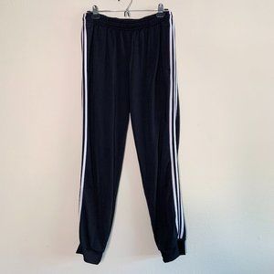 Adidas Black and White Striped Pants